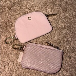 Lululemon Pink Coin Purse Set